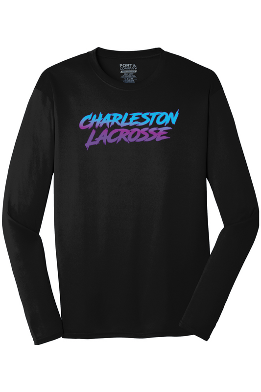 Charleston Lacrosse Port & Company Long Sleeve Performance Tee
