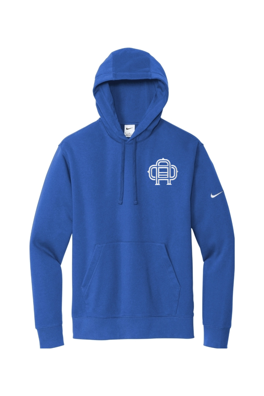 Atletico Orlando Embroidered Nike Club Fleece Sleeve Swoosh Pullover Hoodie