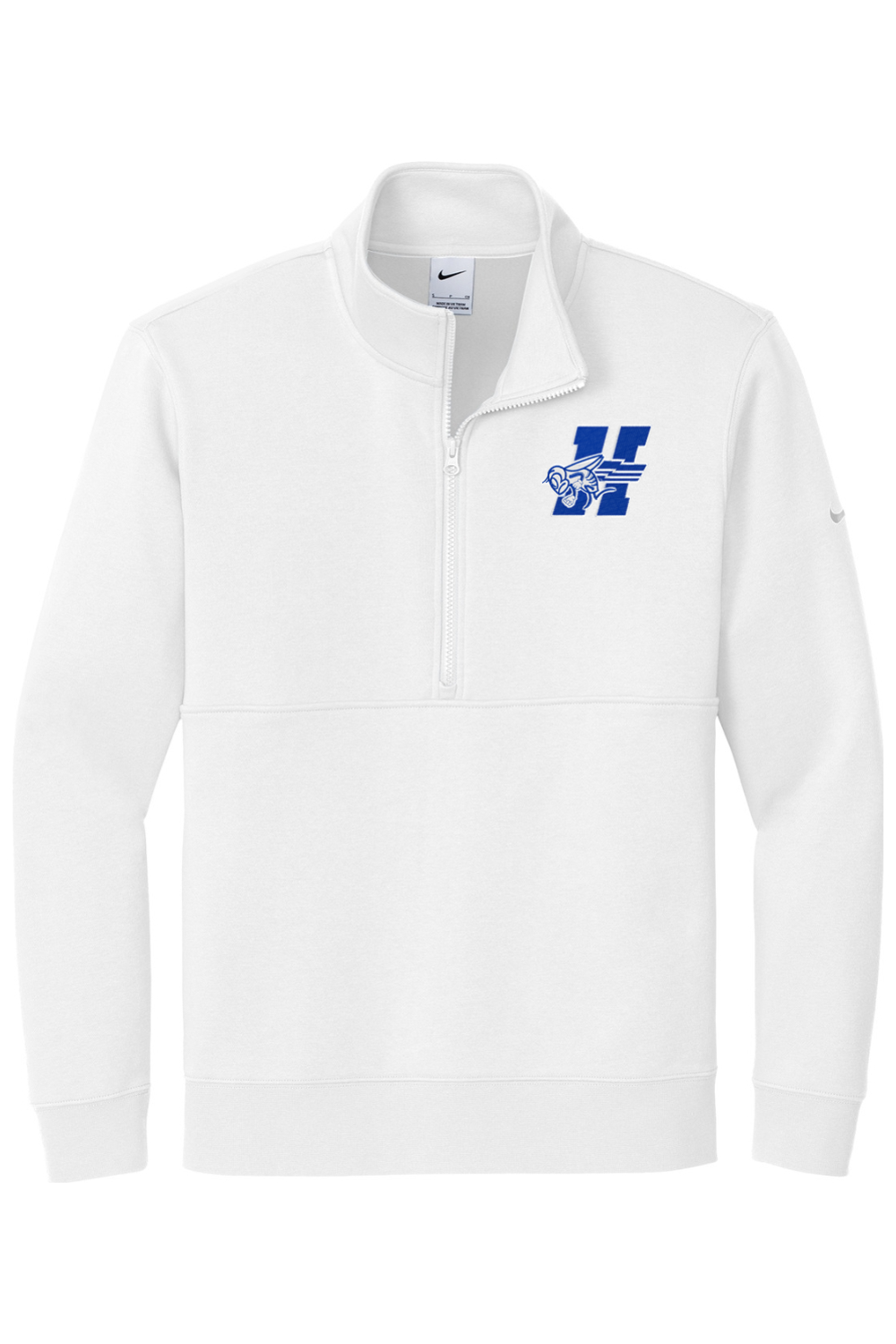 Holmdel Volleyball Embroidered Nike Club Fleece Sleeve Swoosh 1/2-Zip