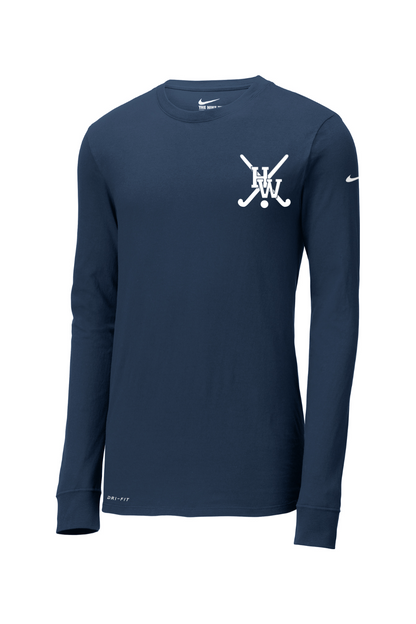 Hamilton-Wenham FH Nike Dri-FIT Cotton/Poly Long Sleeve Tee