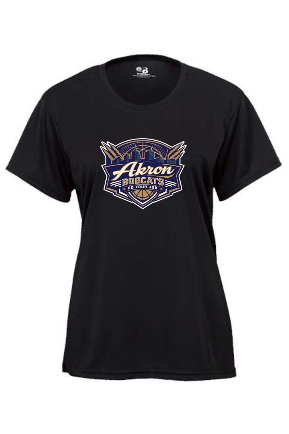 Arkron Bobcats Basketball Youth Girl's Athletic T-Shirt
