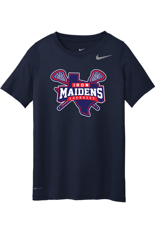 Iron Maidens Lacrosse Nike Youth Team Legend Tee