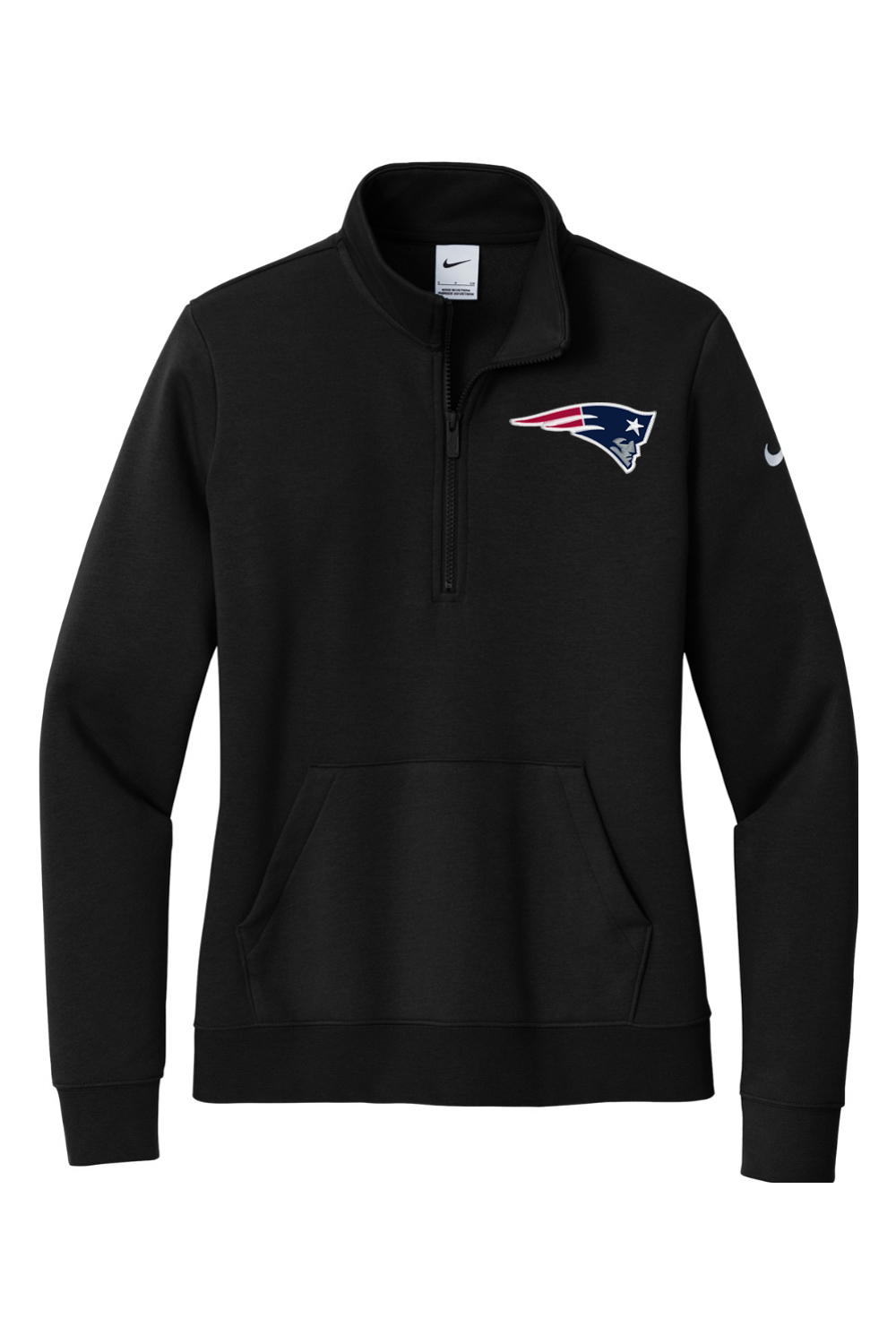 Homewood Lacrosse Embroidered Nike Ladies Club Fleece Sleeve Swoosh 1/2-Zip