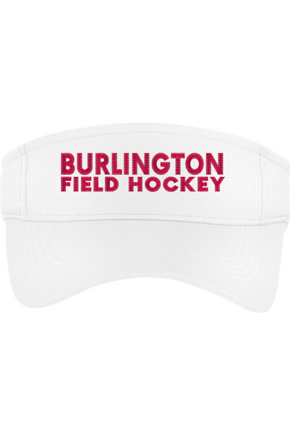 Burlington Field Hockey Embroidered Visor