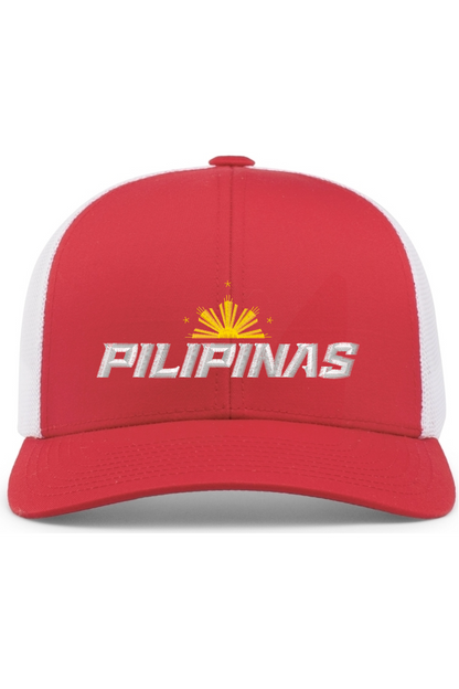 Philippines Lacrosse Embroidered Trucker Hat