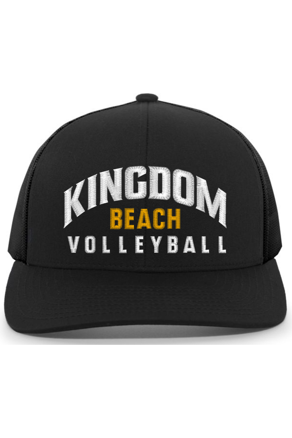 Kingdom Beach Volleyball Embroidered Trucker Hat