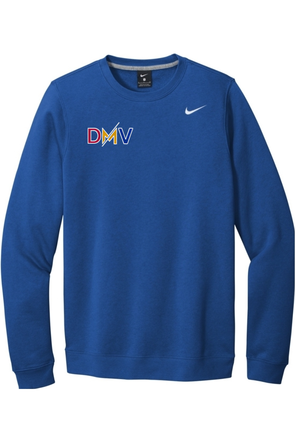 DMV Volleyball Embroidered Nike Club Fleece Crew