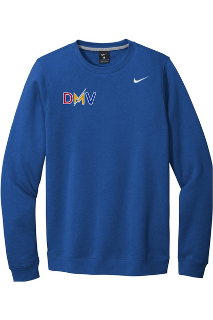 DMV Volleyball Embroidered Nike Club Fleece Crew