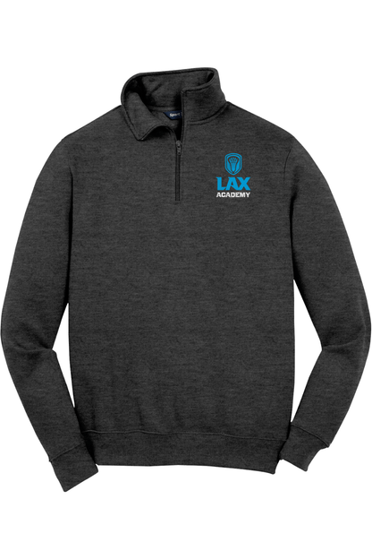 Lax Academy Adult Embroidered Quarter-Zip Pullover Signature Lacrosse