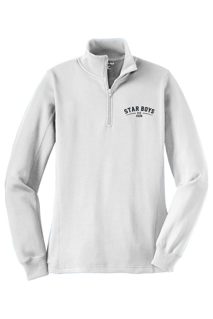 Star Boys Soccer Adult Women's Embroidered Quarter-Zip Pullover