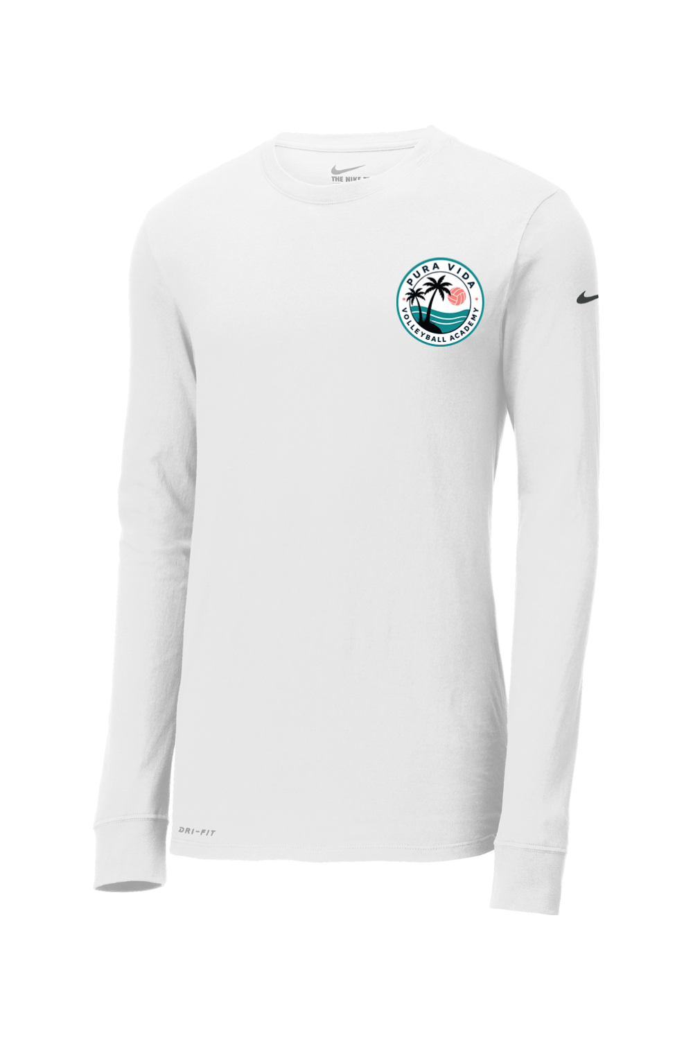 Pura Vida Volleyball Nike Dri-FIT Cotton/Poly Long Sleeve Tee Signature Lacrosse