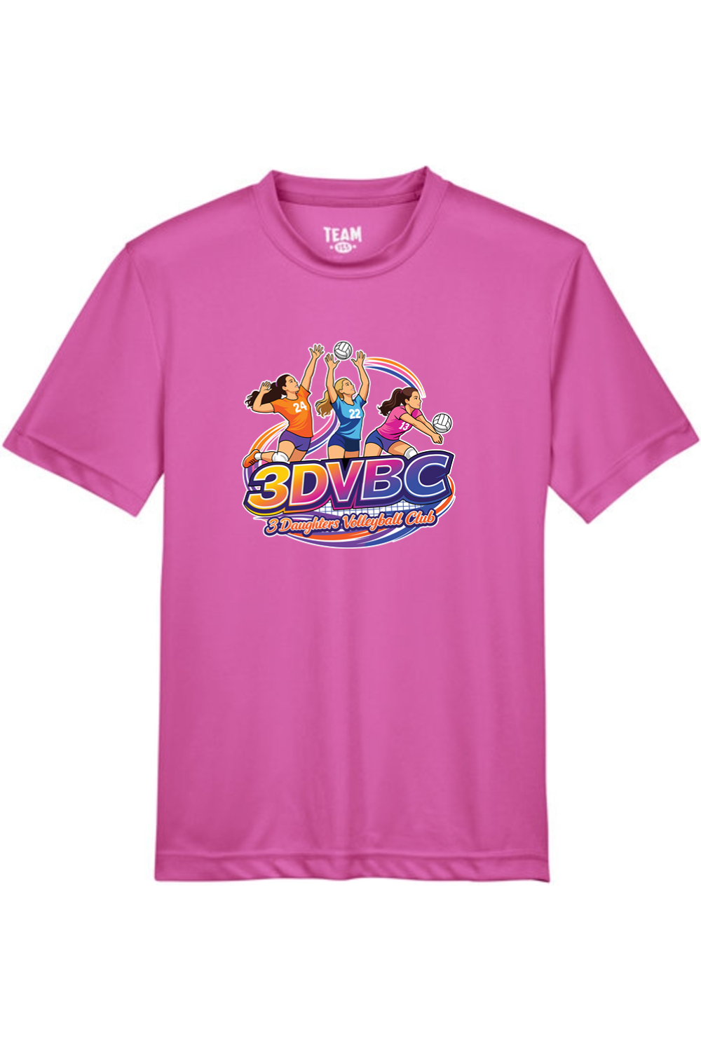 3DVBC Volleyball Youth Athletic T-Shirt