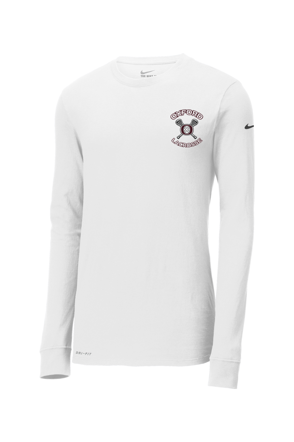 Oxford Lacrosse Nike Dri-FIT Cotton/Poly Long Sleeve Tee