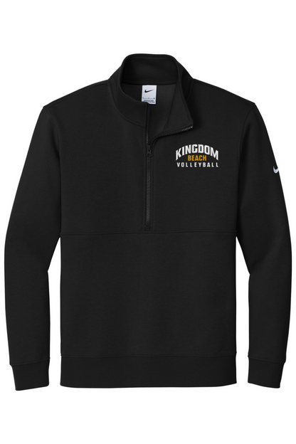 Kingdom Beach Volleyball Embroidered Nike Club Fleece Sleeve Swoosh 1/2-Zip