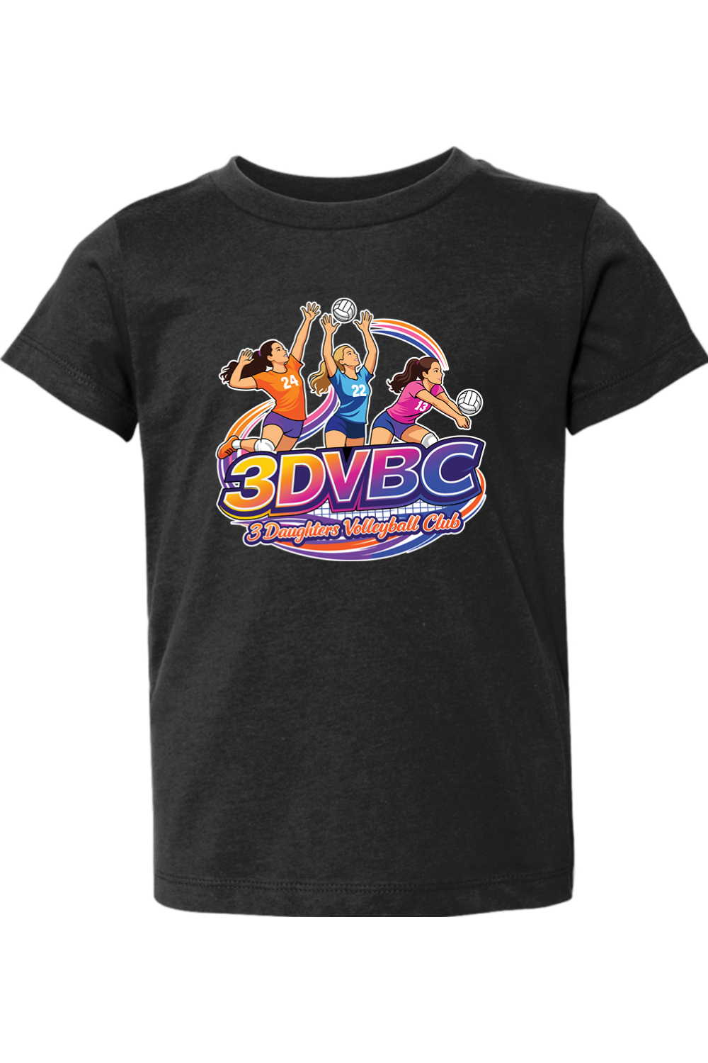 3DVBC Volleyball Toddler T-Shirt