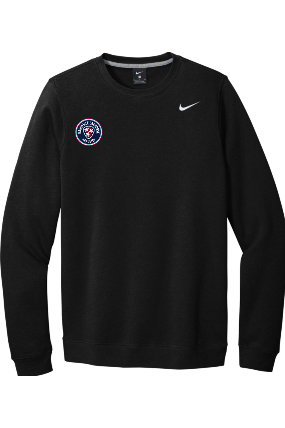 Nashville Lacrosse Embroidered Nike Club Fleece Crew