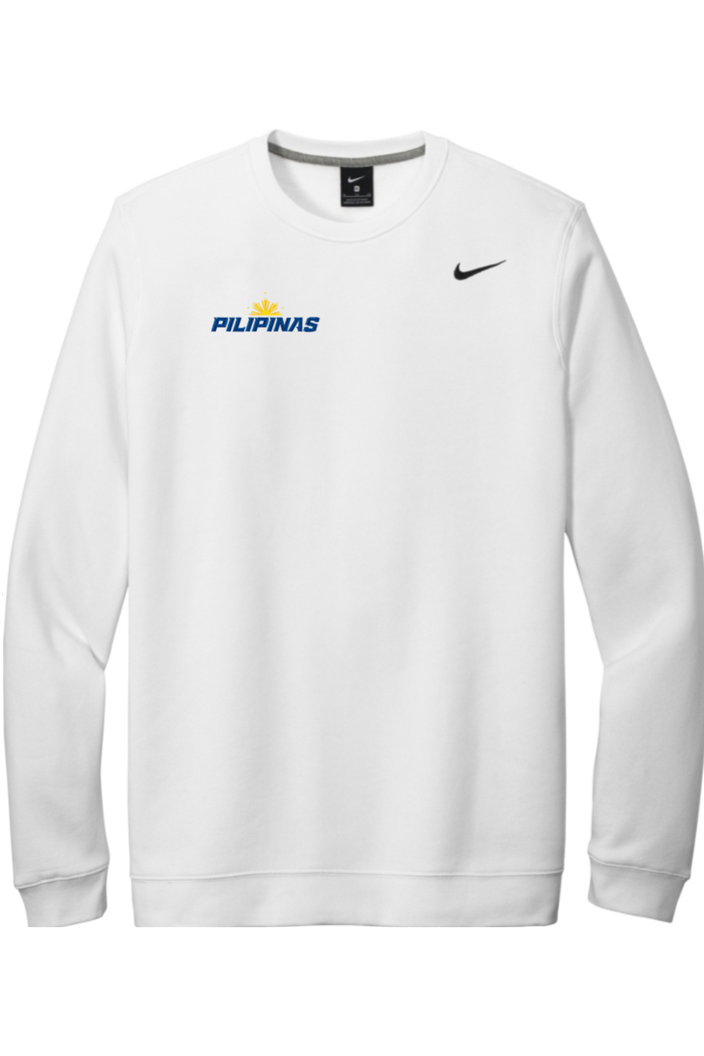 Philippines Lacrosse Embroidered Nike Club Fleece Crew