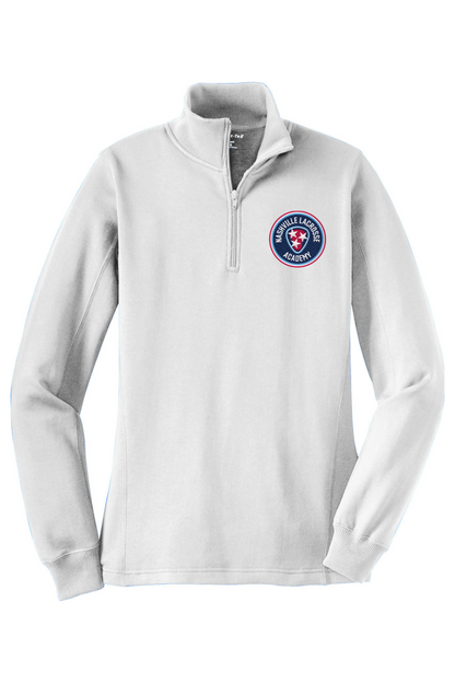 Nashville Lacrosse Adult Women's Embroidered Quarter-Zip Pullover