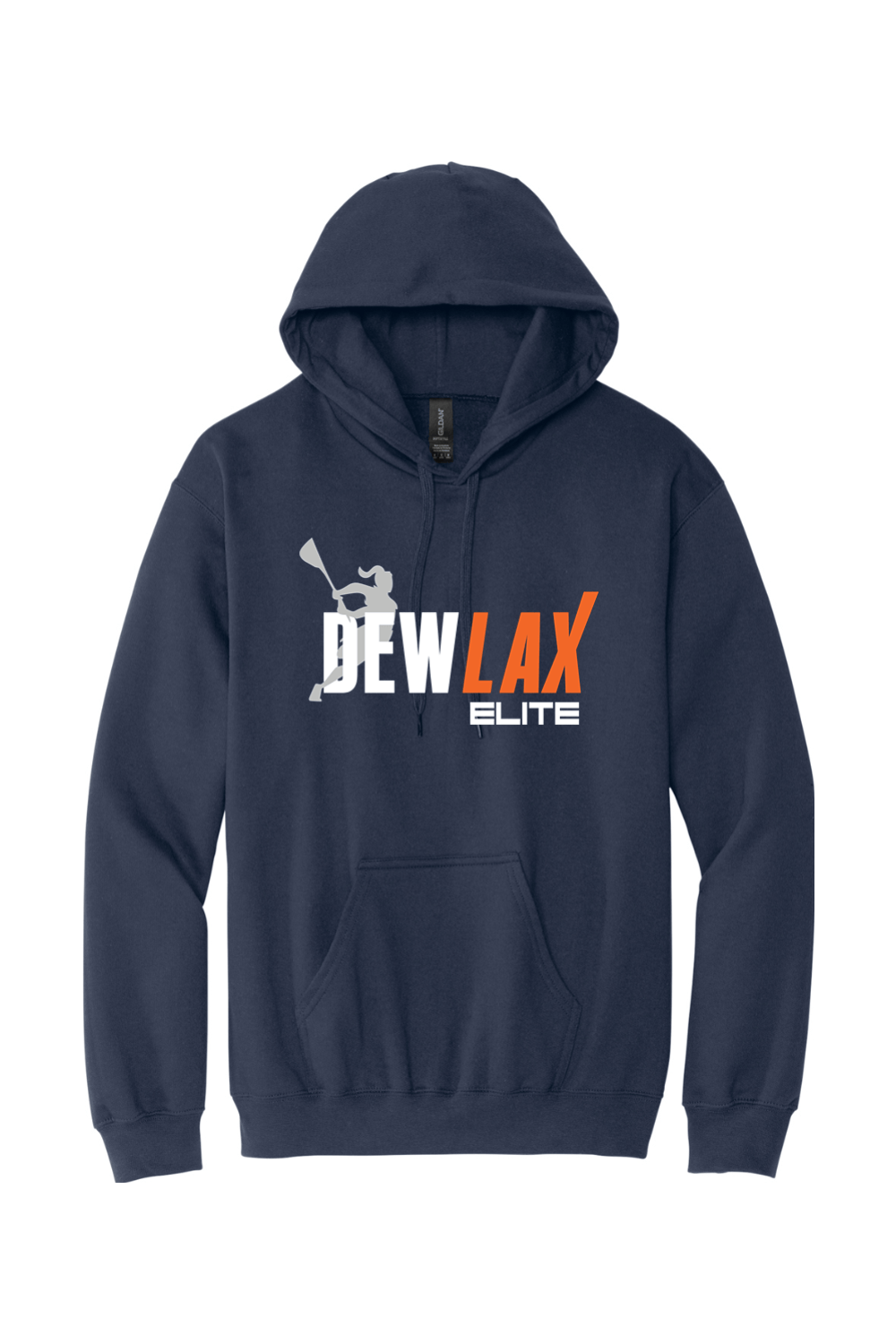 DEWLAX Gildan Softstyle Pullover Hooded Sweatshirt Signature Lacrosse
