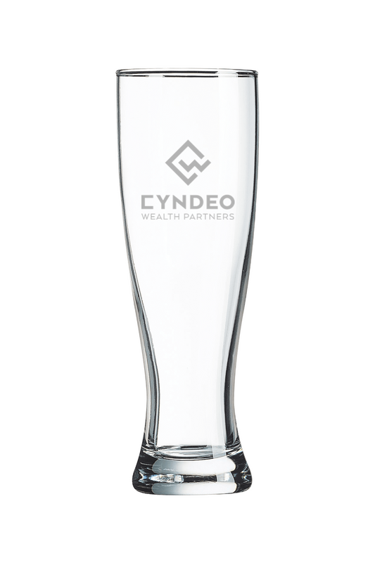 CYNDEO Wealth Partners 16 oz. Pilsner Glass