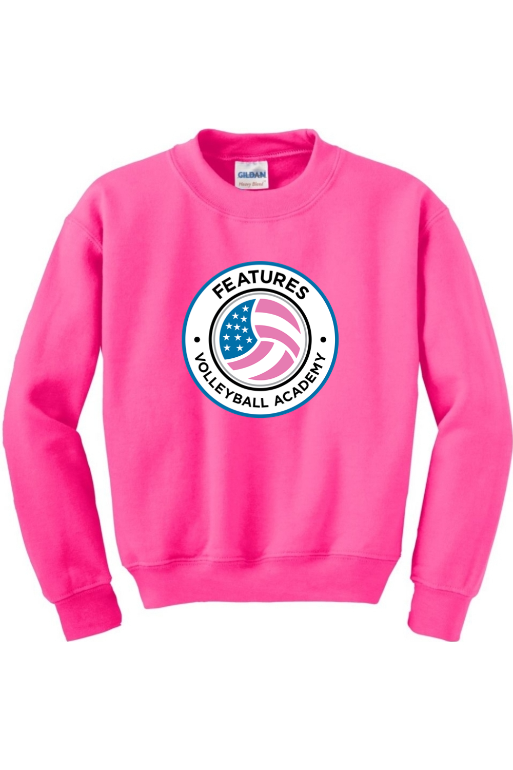 Features Volleyball Youth Sweatshirt