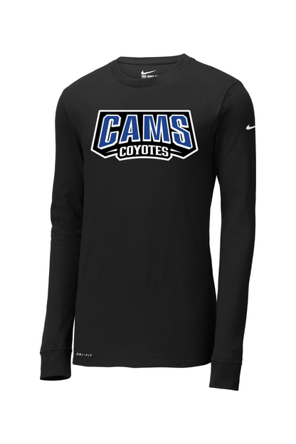 CAMS Coyotes Lacrosse Nike Dri-FIT Cotton/Poly Long Sleeve Tee