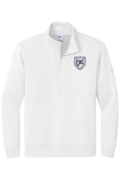 Field Hockey Life Embroidered Nike Club Fleece Sleeve Swoosh 1/2-Zip