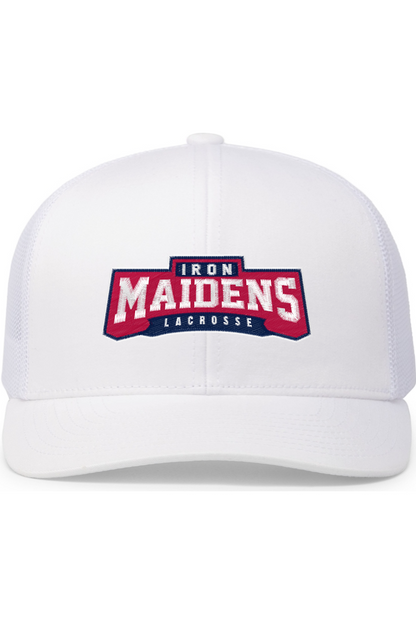 Iron Maidens Lacrosse Embroidered Trucker Hat