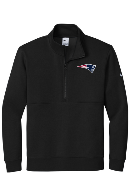 Homewood Lacrosse Embroidered Nike Club Fleece Sleeve Swoosh 1/2-Zip