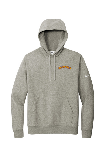 Brookside Lacrosse Embroidered Nike Club Fleece Sleeve Swoosh Pullover Hoodie