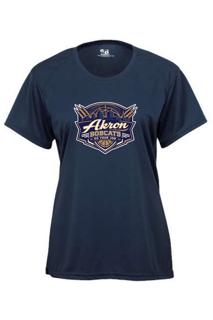Arkron Bobcats Basketball Youth Girl's Athletic T-Shirt