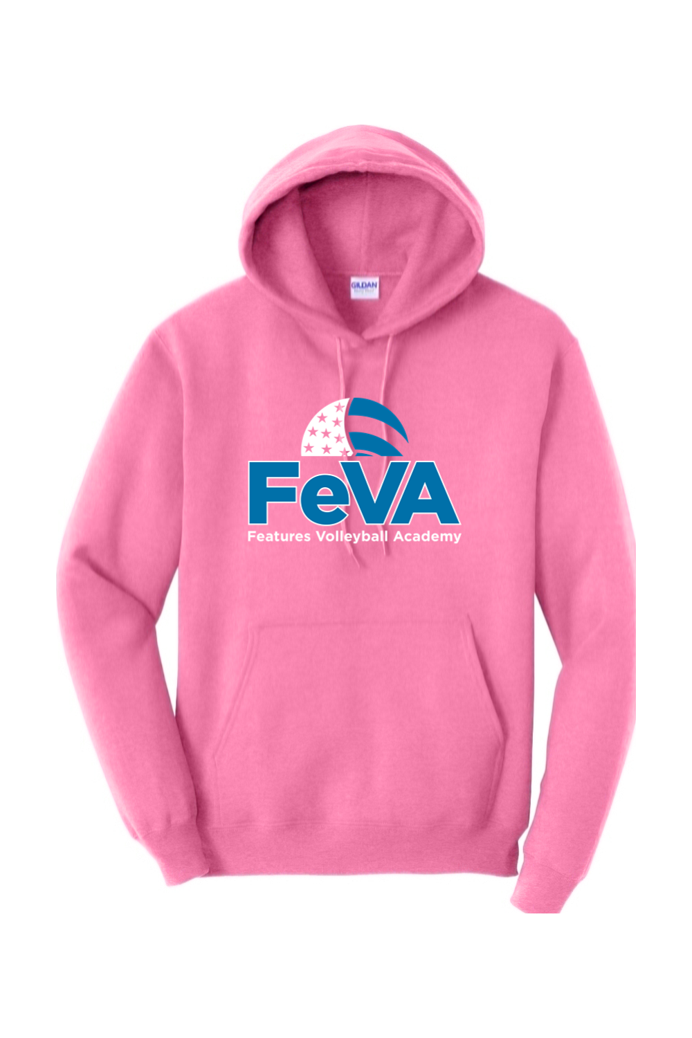 Features Volleyball Adult Heavyweight Hoodie