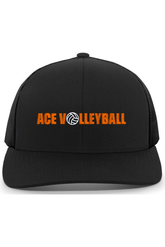 Ace Volleyball Embroidered Trucker Hat