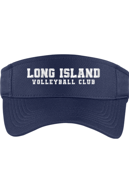 Long Island Volleyball Embroidered Visor