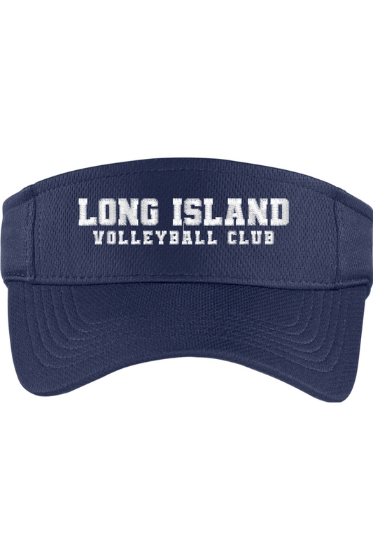 Long Island Volleyball Embroidered Visor