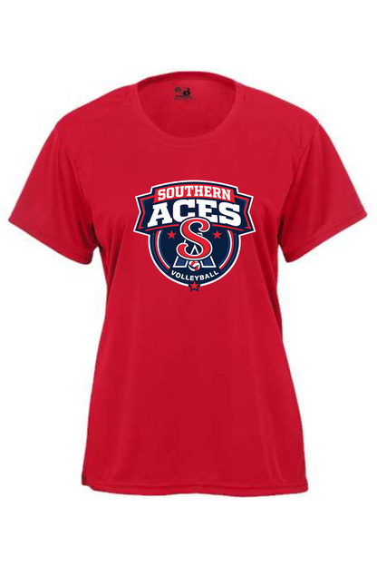 Southern Aces Volleyball Youth Girl's Athletic T-Shirt