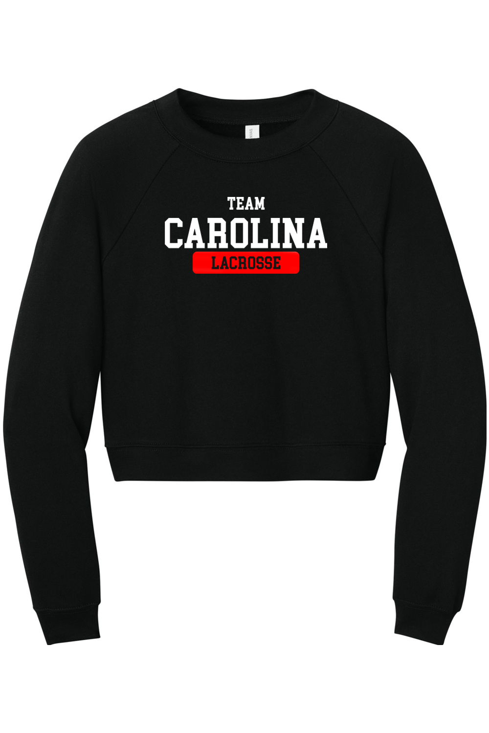 Team Carolina BELLA+CANVAS Women's Raglan Pullover Sponge Fleece