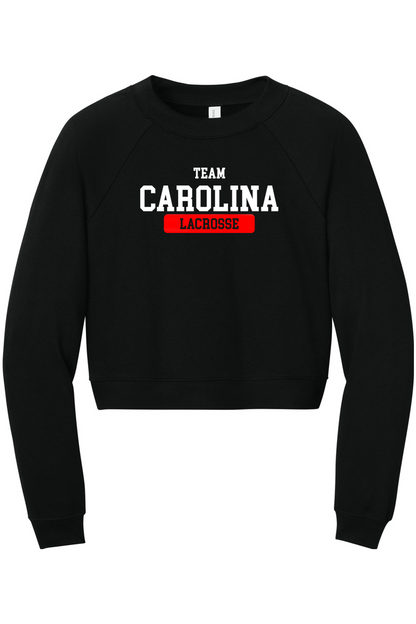 Team Carolina BELLA+CANVAS Women's Raglan Pullover Sponge Fleece