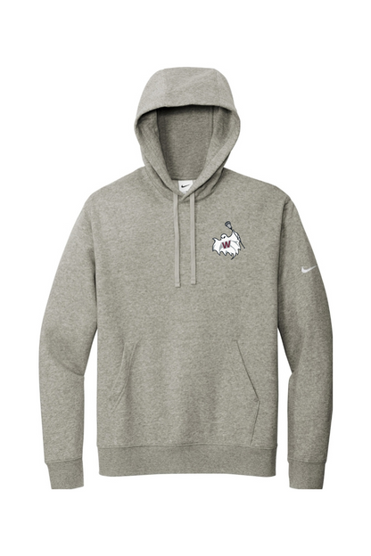 Westford Lacrosse Embroidered Nike Club Fleece Sleeve Swoosh Pullover Hoodie