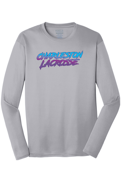 Charleston Lacrosse Port & Company Long Sleeve Performance Tee