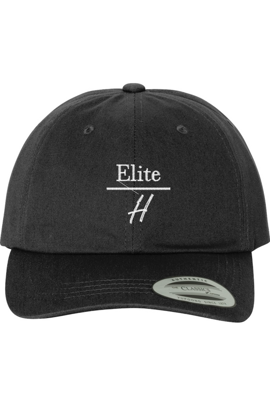 Elite H Embroidered Dad Hat