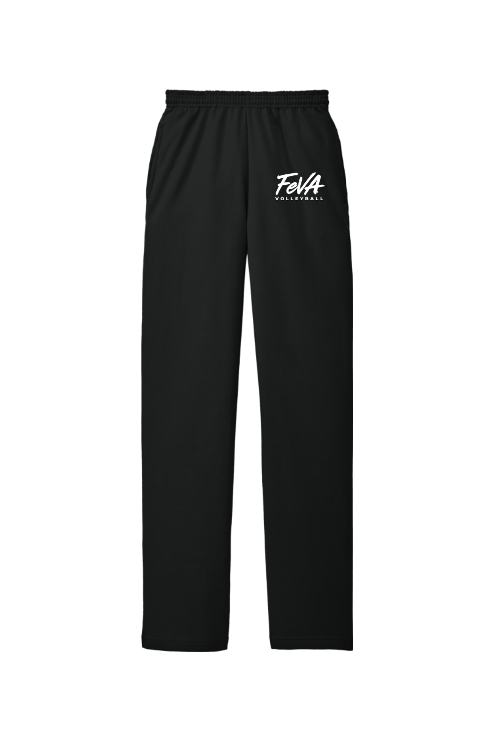 Features Volleyball Port & Company Core Fleece Sweatpant with Pockets