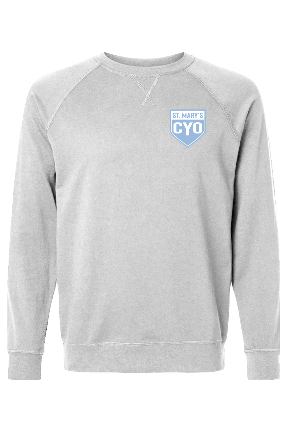 St Marys Basketball Adult Heavyweight Raglan Long Sleeve