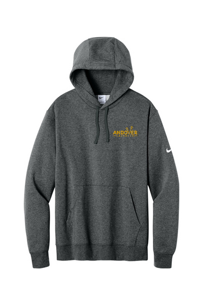 Andover Area Lacrosse Embroidered Nike Club Fleece Sleeve Swoosh Pullover Hoodie