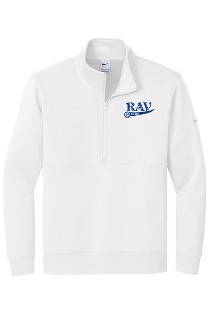 Rome Area Volleyball Embroidered Nike Club Fleece Sleeve Swoosh 1/2-Zip