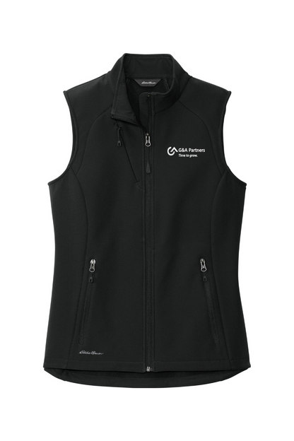 G&A Partners Women's Embroidered Eddie Bauer Ladies Stretch Soft Shell Vest