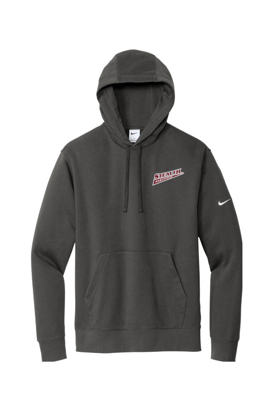 Stealth Fastpitch Embroidered Nike Club Fleece Sleeve Swoosh Pullover Hoodie