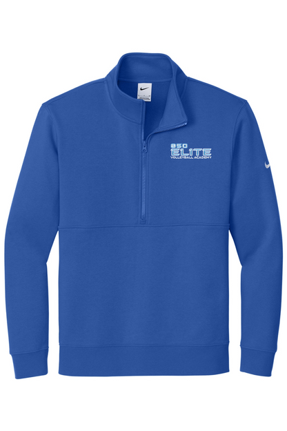 850 Elite Volleyball Embroidered Nike Club Fleece Sleeve Swoosh 1/2-Zip