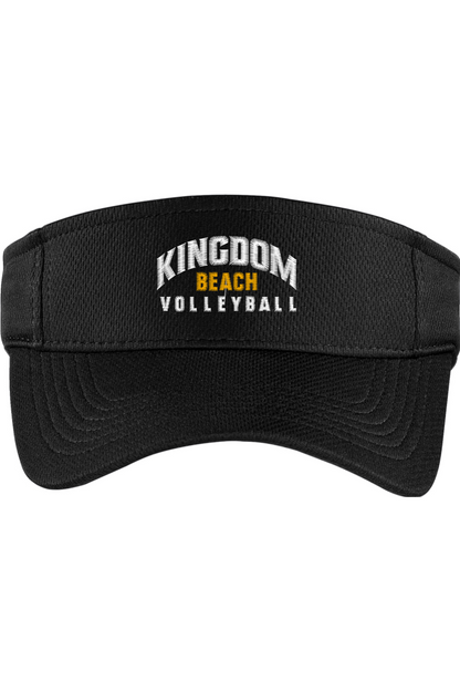 Kingdom Beach Volleyball Embroidered Visor