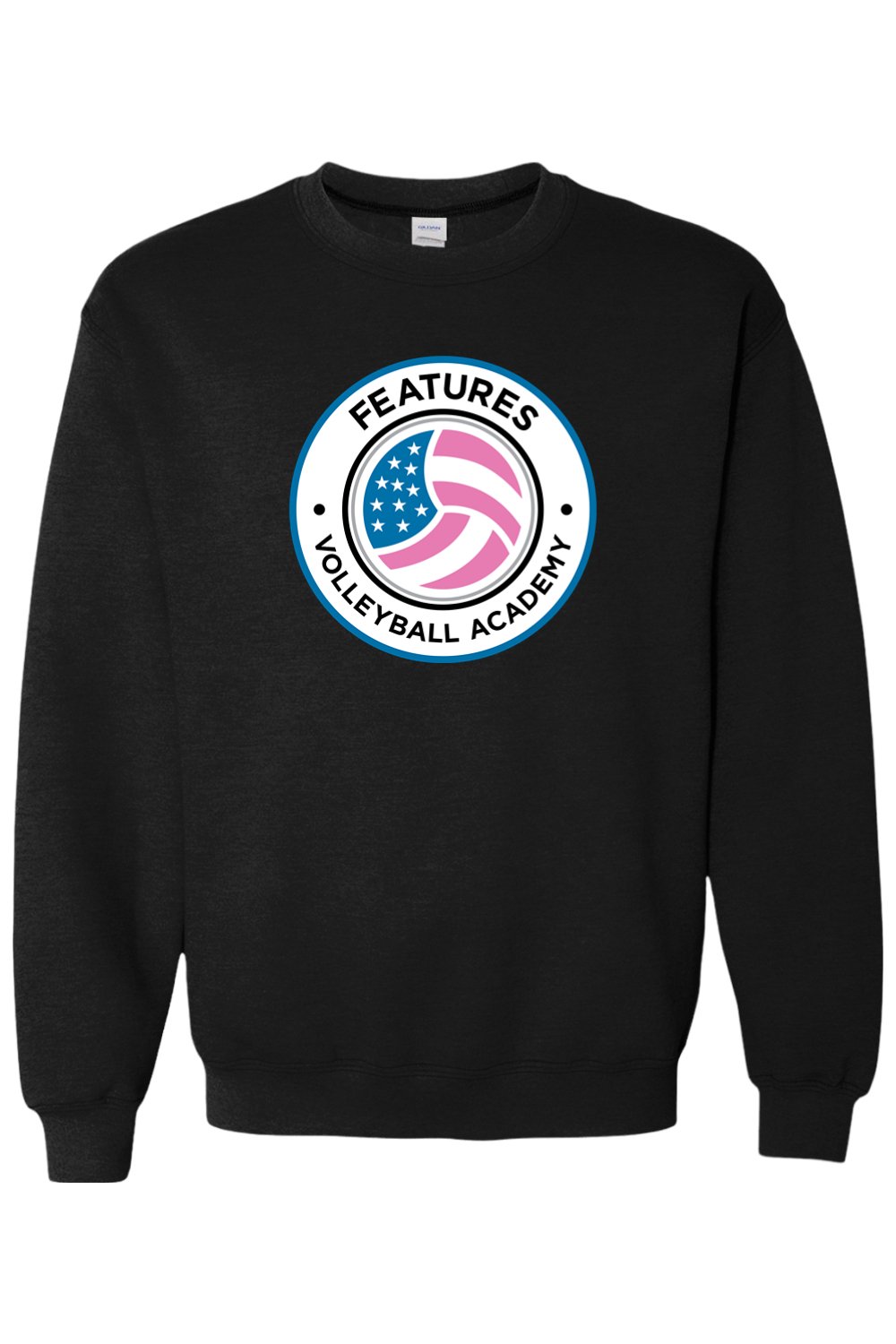 Features Volleyball Adult Heavyweight Sweatshirt
